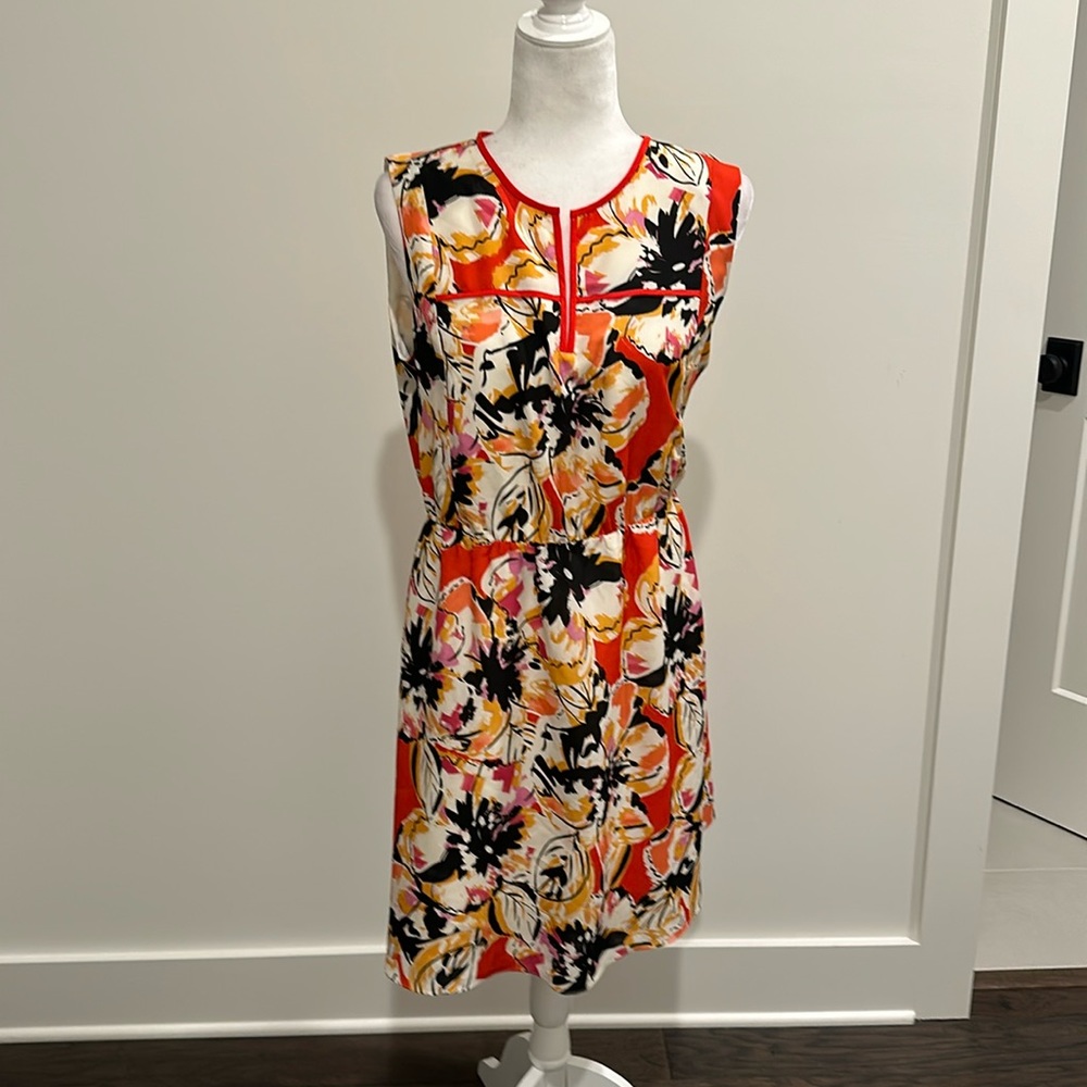 JCrew Factory Printed Dress Sz 8